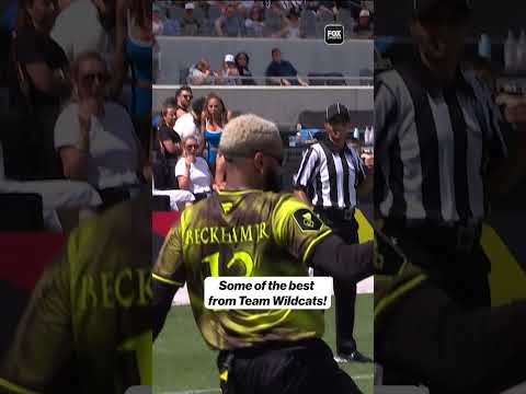 Some of the best plays from Team Wildcats at the Fanatics Flag Football Classic 🔥 #flagfootball