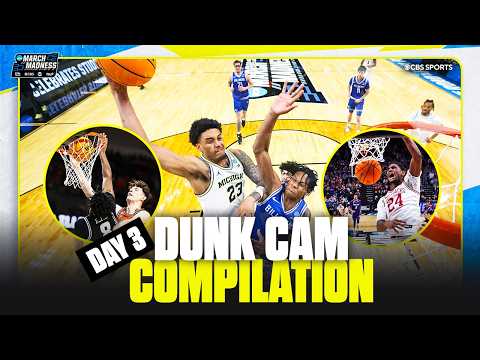 2026 March Madness Day 3 Dunk Cam Compilation 🤯🍿