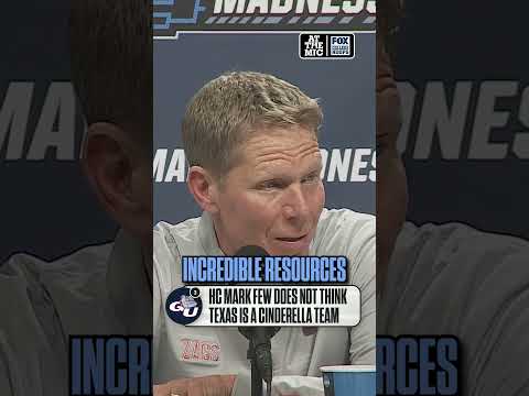 Gonzaga HC Mark Few pushes back on the “Cinderella” label for Texas 👀#CBB #Gonzaga #Basketball