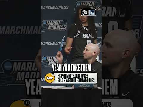 HC Phil Martelli Jr. feels good about VCU’s tournament chances next year 👀