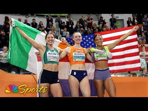 Sofie Dokter tops Anna Hall for heptathlon World Indoor Championships title | NBC Sports