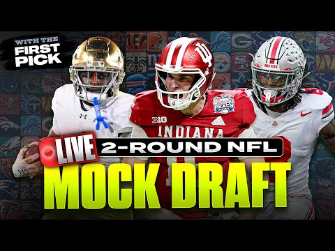 LIVE 2026 2-Round CHAOS NFL Mock Draft | Letting VIEWERS Make Picks ๐