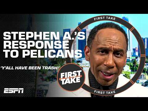 Stephen A. CALLS OUT Pelicans after X post: Y’ALL ARE HORRIBLE! YOU’VE BEEN HORRIBLE! | First Take