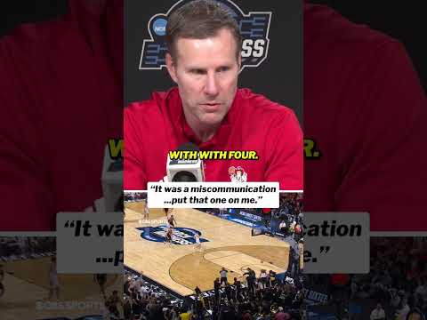 Coach Fred Hoiberg on Nebraska having only 4 players on the court. #marchmadness #ncaatournament