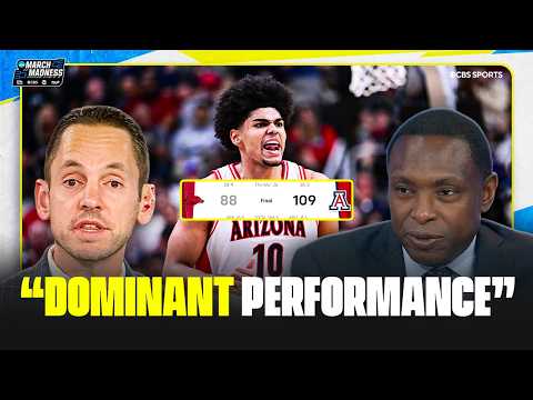 Arizona dominates Arkansas, advances to play Purdue in Elite Eight | 2026 March Madness