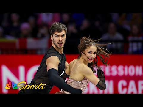 Laurence Fournier Beaudry/Guillaume Cizeron take sizeable worlds lead from rhythm dance | NBC Sports