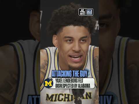 Yaxel Lendeborg felt disrespected by the freshman matchup :eyes: #basketball #cbb #michigan