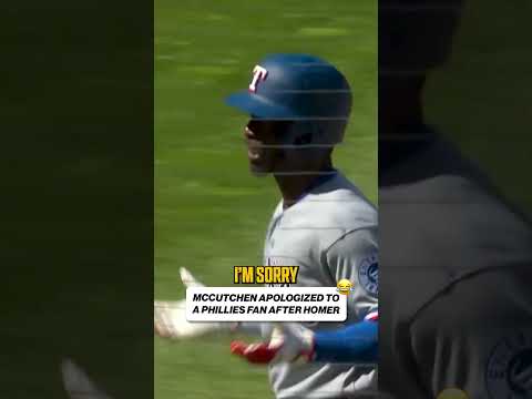 Andrew Mccutchen is 1 of 1 🤣 #mlb #baseball #rangers #phillies #andrewmccutchen