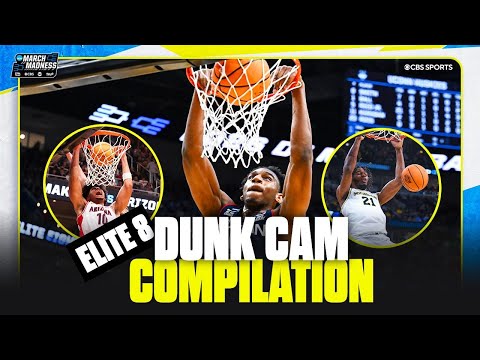 2026 March Madness Elite Eight Dunk Cam Compilation 🤯🍿