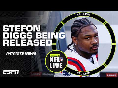 Stefon Diggs to be RELEASED by the Patriots 🚨 Alec Pierce or A.J. Brown incoming? 👀 | NFL Live
