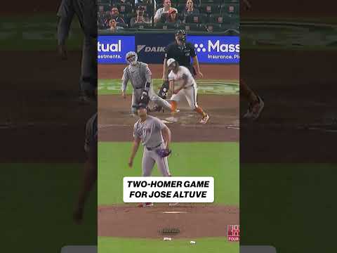 Jose Altuve homered twice in the Astros 8-1 win over the Red Sox ⚾️ #houstonastros #mlb