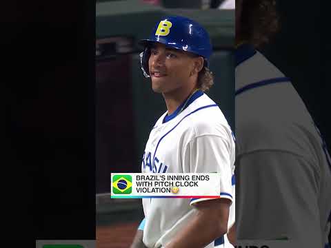 What’s that on the scorecard? 🤣 #wbc #baseball #brazil #usa #pitchclock