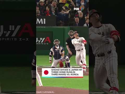 Ohtani & Japan Home Run FEST 🏟️ #ohtani #japan #wbc #baseball