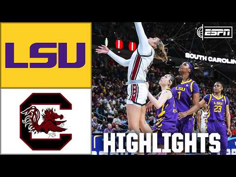 Kim Mulkey vs. Dawn Staley 🔥 LSU vs. South Carolina | Full Game Highlights | ESPN College Basketball