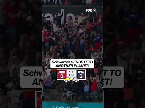 Kyle Schwarber gives USA the lead! 😳 #KyleSchwarber #USA #WBC #WorldBaseballClassic #MLB