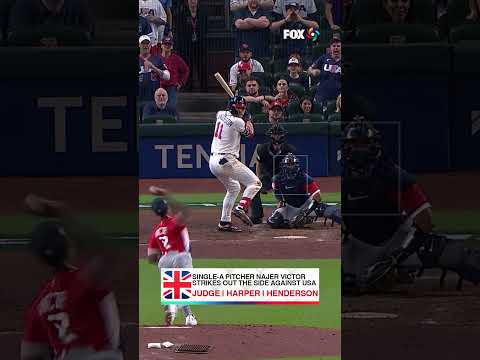 That doesn’t look like a Single-A Pitcher 😱 #greatbritain #wbc #strikeout