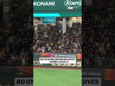 Moon sends baseball to the Moon 🌙 #BoGyeongMoon #moon #korea #wbc #baseball