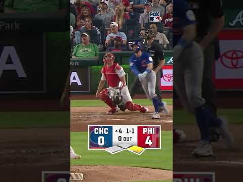 The Phillies dominated the Cubs at home 💪 #MLB #Cubs #Phillies #baseball