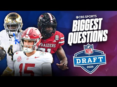 2026 NFL Draft BIGGEST QUESTIONS: Jets’ selection at No. 2, Jeremiyah Love a top-10 pick? 🤔