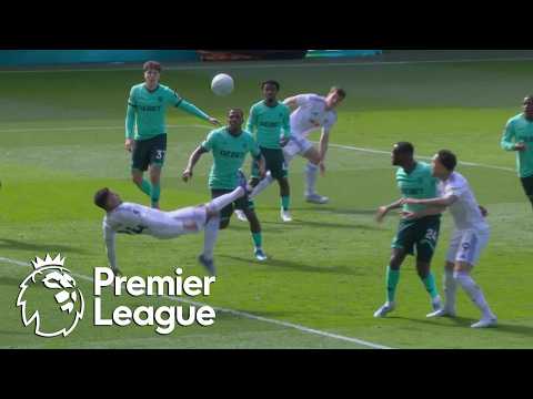 ‘OH THAT IS BRILLIANT!’: James Justin’s bicycle kick puts Leeds ahead | Premier League | NBC Sports