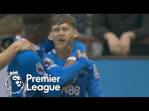 Chris Rigg’s curler brings Sunderland level with Aston Villa | Premier League | NBC Sports