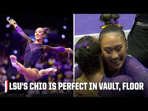 STILL PERFECT 🤩 LSU sophomore Kailin Chio scores 10s in vault & floor | ESPN College Gymnastics