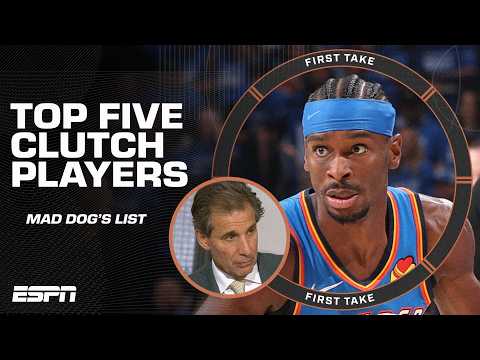 Mad Dog’s Top 5️⃣ CLUTCH PLAYERS in NBA history 📋 | First Take YouTube Exclusive