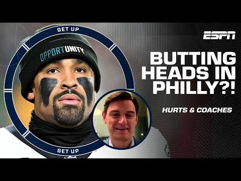 MORE DRAMA with the Eagles? 👀 Jeremy Fowler details Jalen Hurts’ ‘COACHABILITY’ 😳 | Get Up