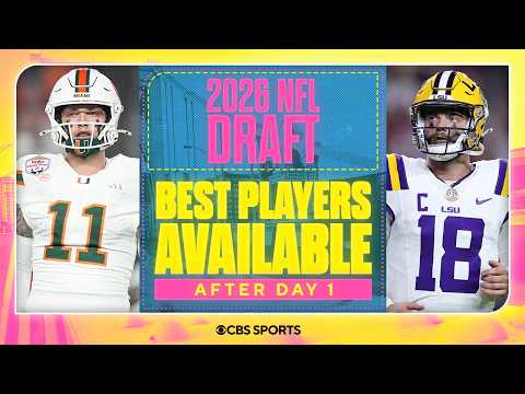The BEST players available ahead of Day 2 of the 2026 NFL Draft