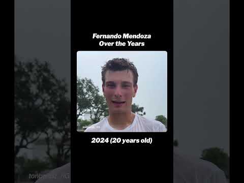 Fernando Mendoza has had this media thing figured out since he was 13 #fernandomendoza #raiders