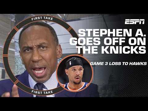 Stephen A.’s goes on EPIC Knicks rant 🗣️ ‘Heads need to roll if NY loses the series!’ | First Take