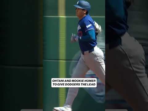 Shohei Ohtani’s first home run of the season & Mookie’s second give Dodgers a 5-3 lead! #Dodgers