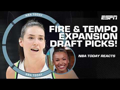 THE PICKS ARE IN 🚨 Portland Fire and Toronto Tempo Expansion Draft | NBA Today
