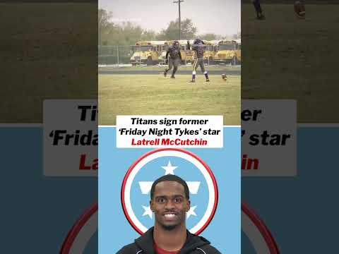 Latrell McCutchin was a 10-year-old star on ‘Friday Night Tykes.’ #titans #nfl