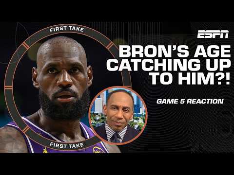‘LEBRON LOOKED OLD!’ – Stephen A. reacts to the Lakers’ Game 5 loss to the Rockets | First Take