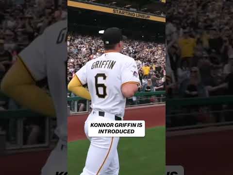 MLB’s top prospect Konnor Griffin has officially arrived in Pittsburgh! 🏴☠️ #MLB #Pirates #Baseball