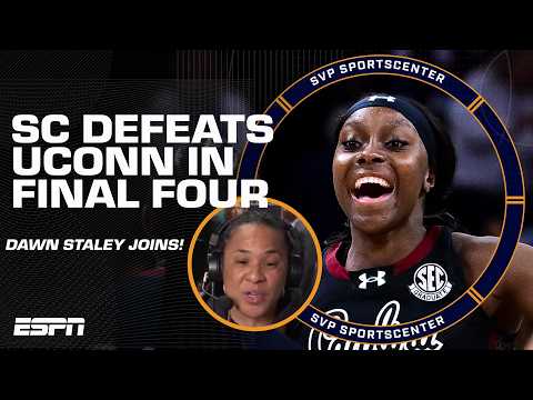 Dawn Staley’s message to SC after beating UConn in Final Four: Continue to LOCK IN 🔒 | SC with SVP