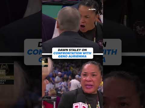 Things got a bit heated between Dawn and Geno following South Carolina’s win