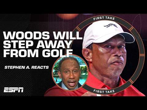 Stephen A. addresses Tiger Woods stepping away from golf after DUI arrest | First Take