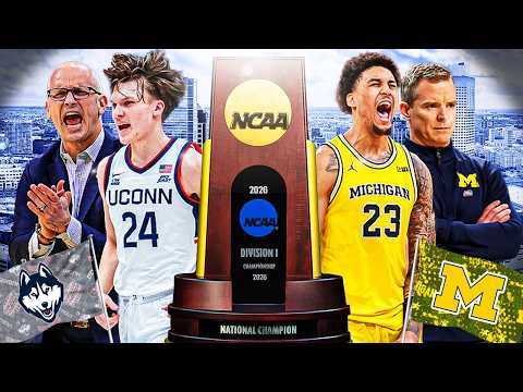 Michigan vs UConn 🔥 for the National Championship Title 🏆 | Countdown to Gameday