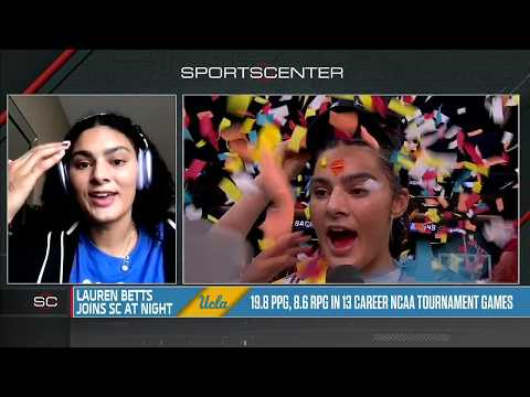 Lauren Betts on UCLA’s growth & spreading mental health awareness ❤️ | SportsCenter