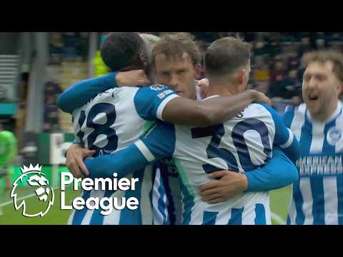 Mats Wieffer tucks away Brighton’s opener against Burnley | Premier League | NBC Sports