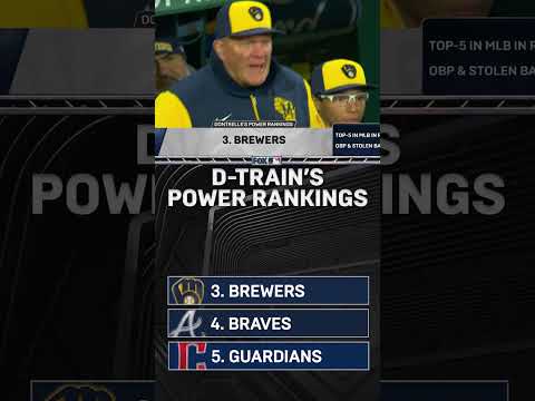 🚨 POWER RANKINGS 🚨 D-Train lists his top 5 MLB teams right now #powerrankings #mlb