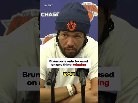 Jalen Brunson doesn’t care how the Knicks win. #knicks #basketball #nba #playoffs