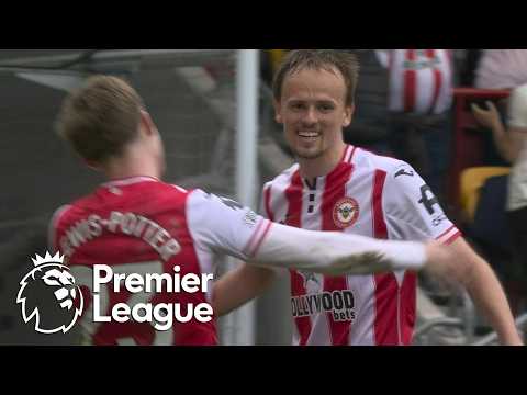 Mikkel Damsgaard nets Brentford’s third against West Ham | Premier League | NBC Sports