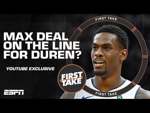 Has Jalen Duren played himself OUT of a max contract in the playoffs? | First Take YouTube Exclusive