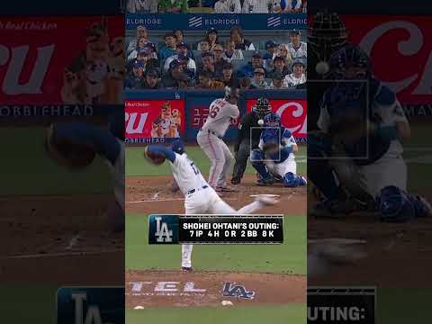 Shohei Ohtani lowered his ERA to 0.82 😮 #baseball #mlb #Dodgers #pitching