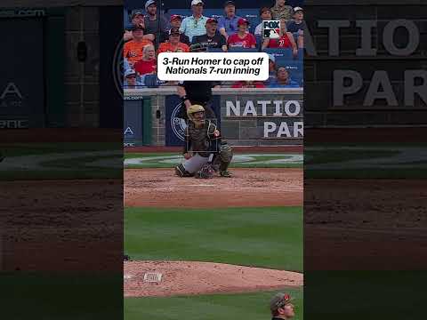What a way to take to end an inning! 🔥 #baseball #mlb #nationals