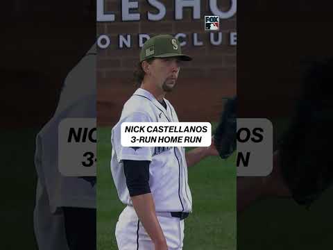 Nick Castellanos hits a home run 💥 #baseball #mlb #nickcastellanos #padres
