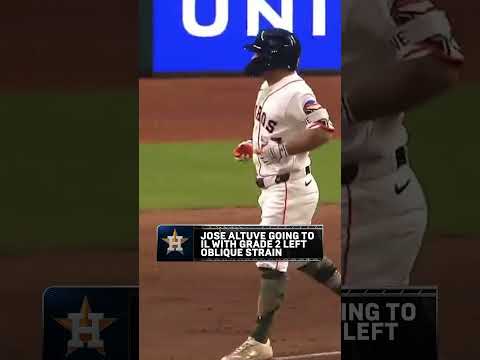 Jose Altuve is headed to the IL #astros #houston #injury